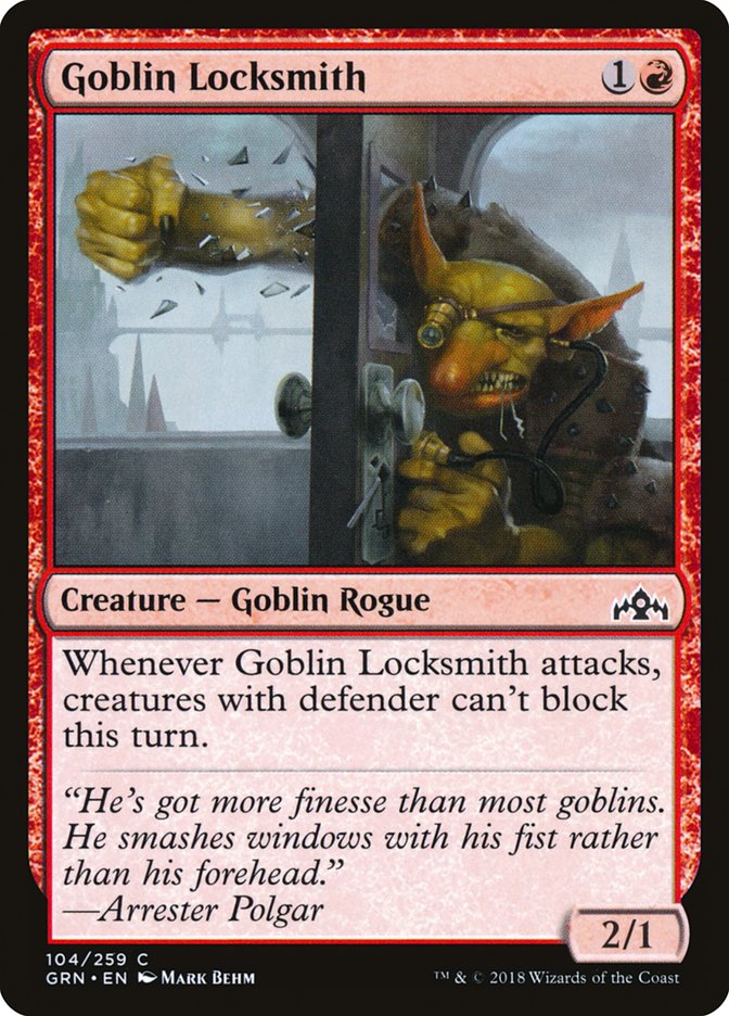 Goblin Locksmith [Guilds of Ravnica] Foil