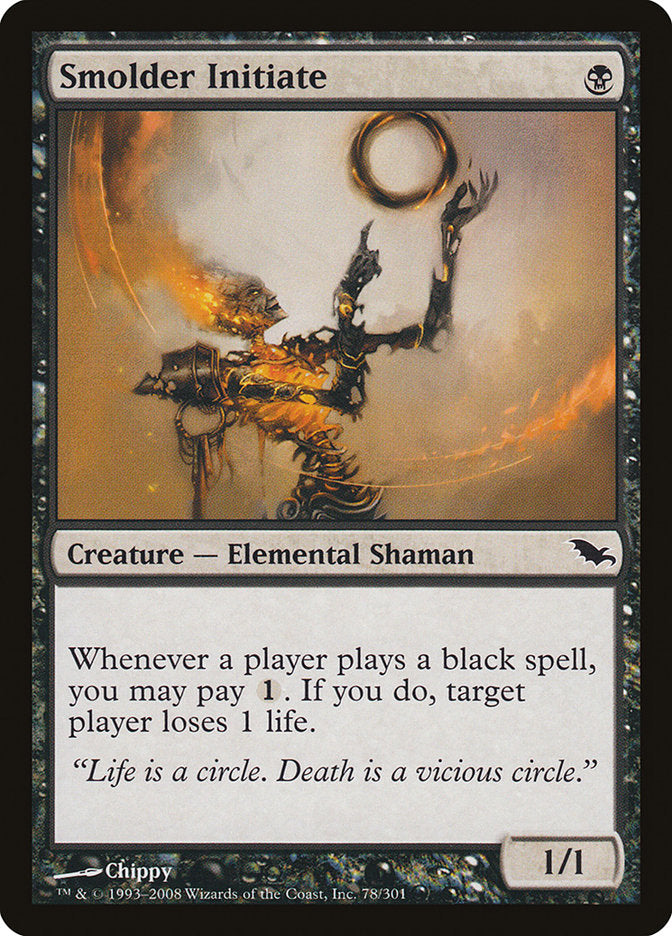 Smolder Initiate [Shadowmoor] Foil