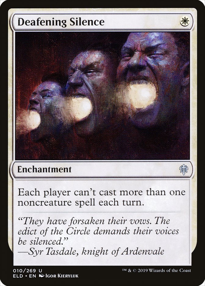 Deafening Silence [Throne of Eldraine] Foil