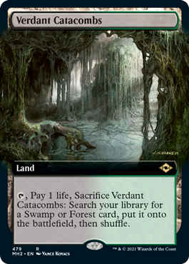 Verdant Catacombs (Extended Art) [Modern Horizons 2] Foil