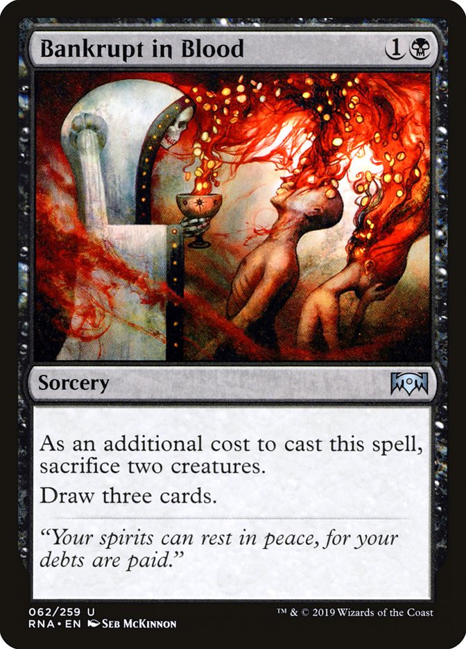 Bankrupt in Blood [Ravnica Allegiance] Foil