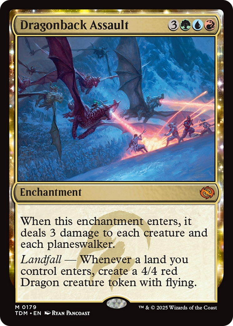 Dragonback Assault [Tarkir: Dragonstorm] Foil