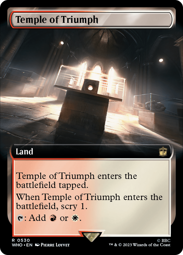 Temple of Triumph (Extended Art) [Doctor Who] Foil