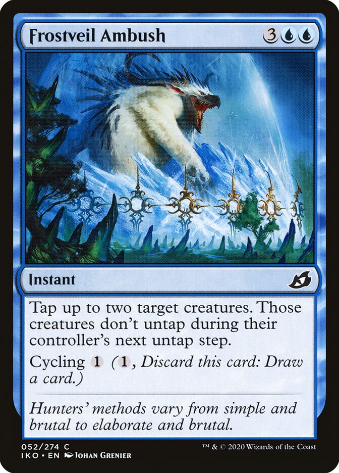 Frostveil Ambush [Ikoria: Lair of Behemoths] Foil