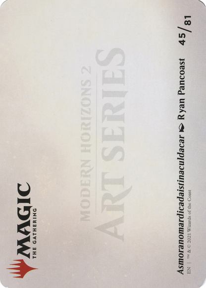 Asmoranomardicadaistinaculdacar // Asmoranomardicadaistinaculdacar  [Modern Horizons 2 Art Series] (Borderless) Foil