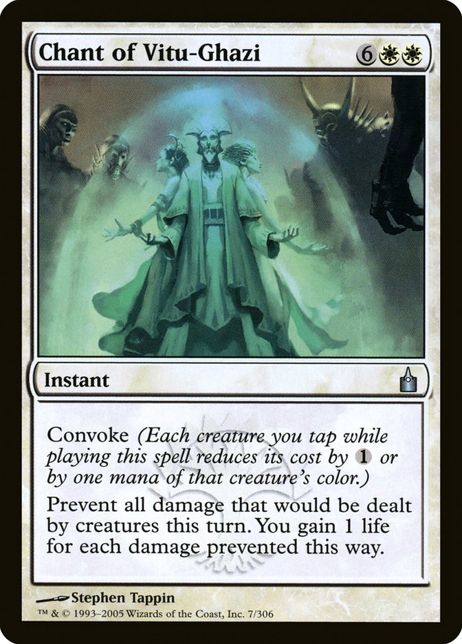 Chant of Vitu-Ghazi [Ravnica: City of Guilds] Foil
