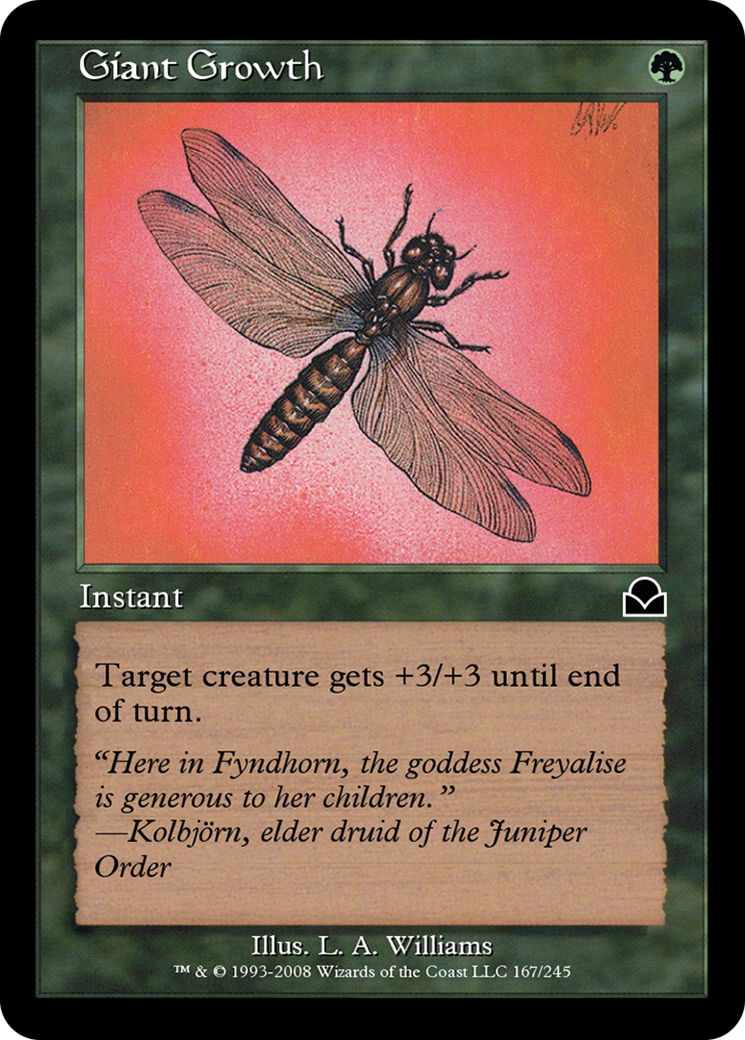 Giant Growth  [Masters Edition II] Foil