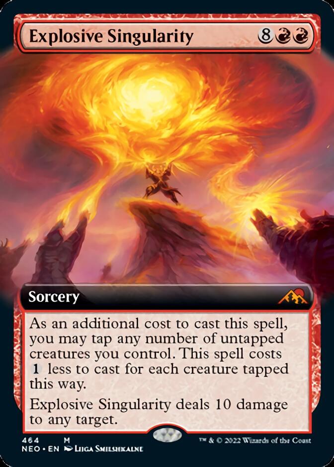 Explosive Singularity (Extended Art) [Kamigawa: Neon Dynasty] Foil