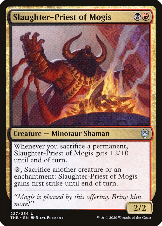 Slaughter-Priest of Mogis [Theros Beyond Death] Foil