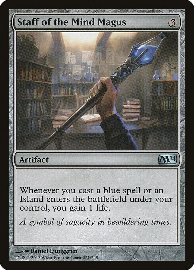 Staff of the Mind Magus [Magic 2014] Foil