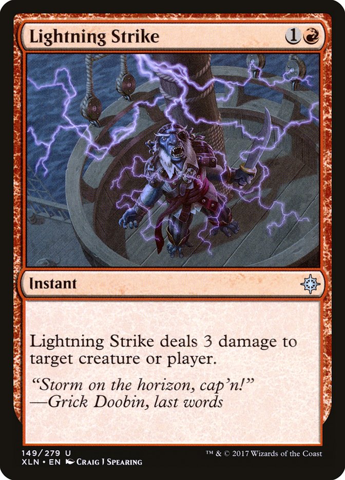 Lightning Strike [Ixalan] Foil