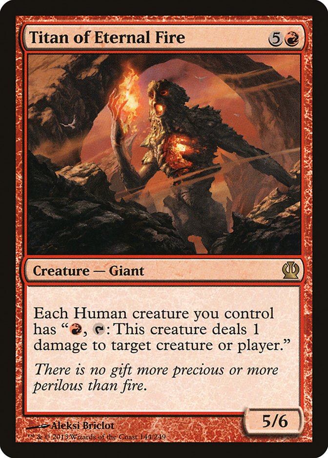 Titan of Eternal Fire [Theros] Foil