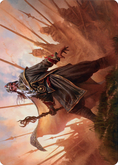 Hazezon, Shaper of Sand // Hazezon, Shaper of Sand  [Dominaria United Art Series] (Borderless)