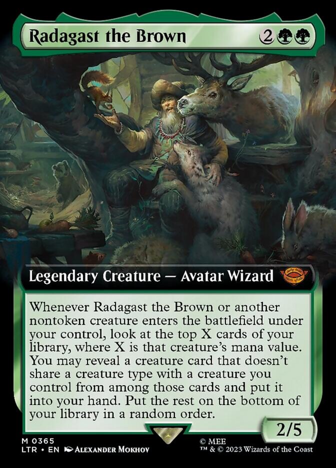 Radagast the Brown (Extended Art) [The Lord of the Rings: Tales of Middle-Earth] Foil