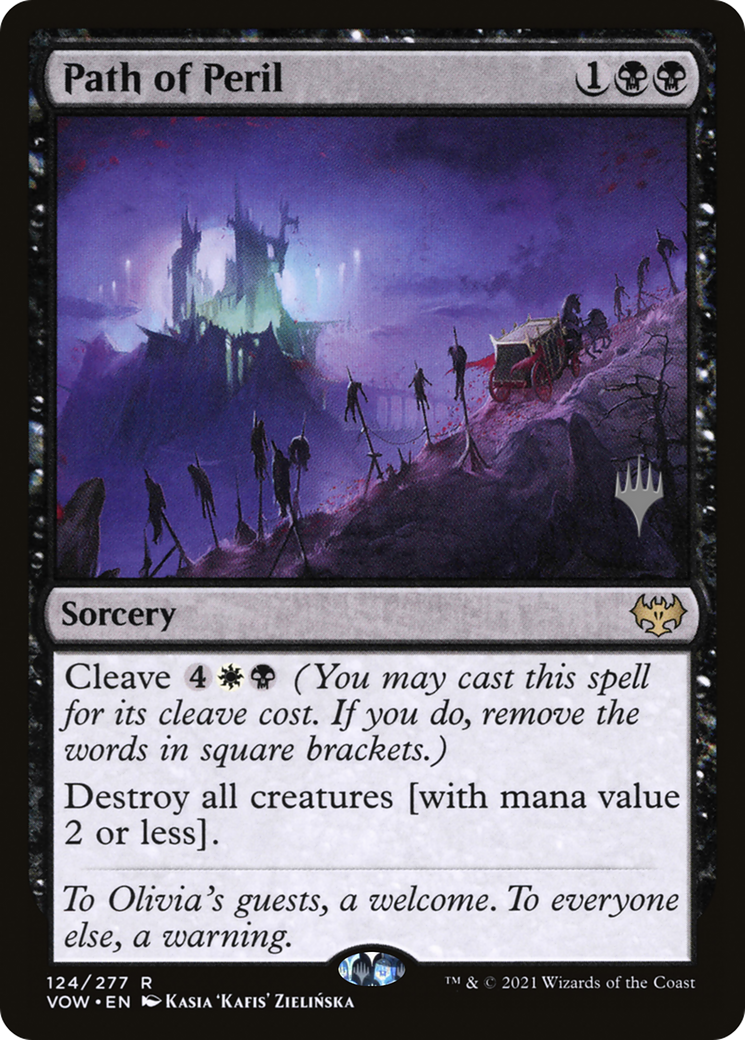 Path of Peril  [Innistrad: Crimson Vow Promos] Foil