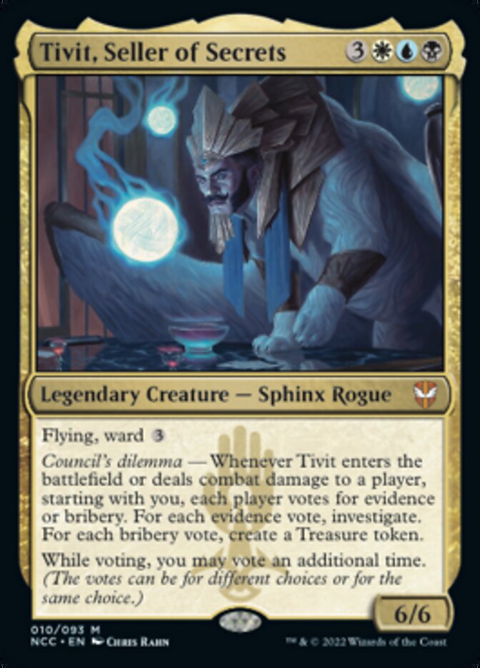 Tivit, Seller of Secrets [Streets of New Capenna Commander] Foil
