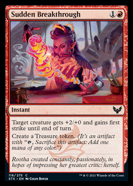 Sudden Breakthrough [Strixhaven: School of Mages] Foil