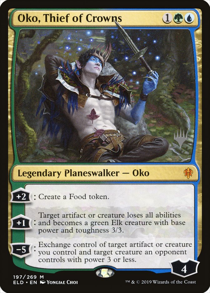 Oko, Thief of Crowns (Promo Pack) [Throne of Eldraine Promos] Foil