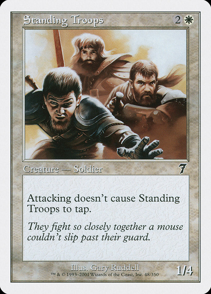 Standing Troops [Seventh Edition] Foil