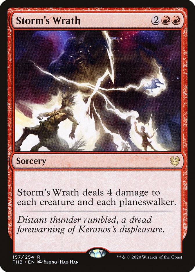 Storm's Wrath [Theros Beyond Death] Foil