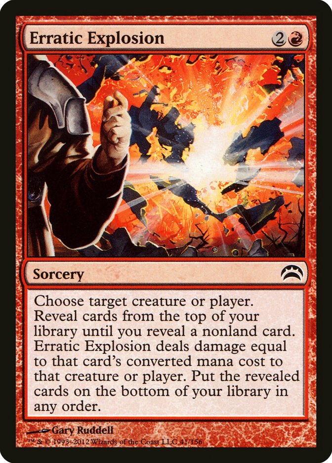 Erratic Explosion [Planechase 2012] Foil