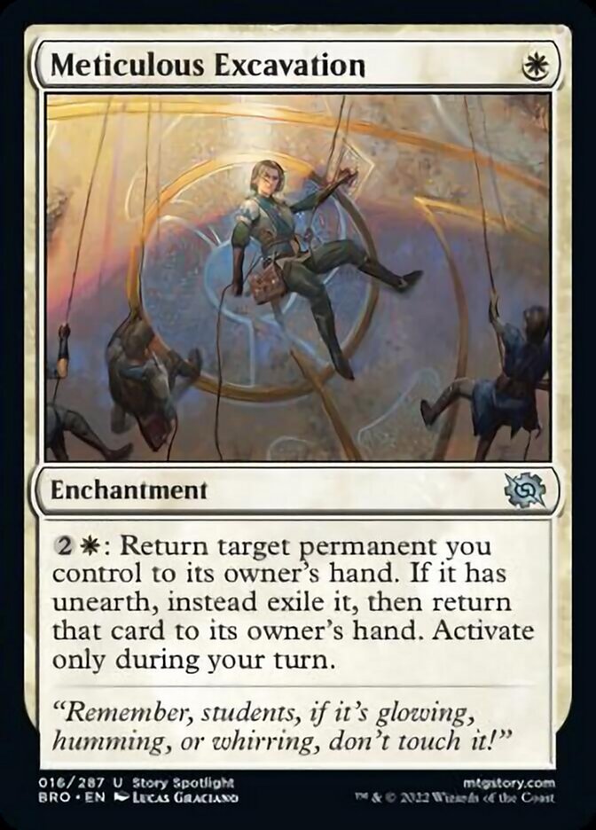 Meticulous Excavation [The Brothers' War] Foil