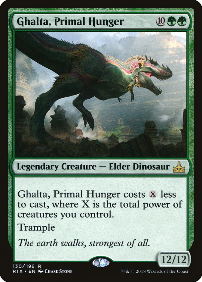 Ghalta, Primal Hunger [Rivals of Ixalan] Foil