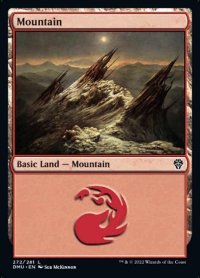 Mountain (272) [Dominaria United] Foil