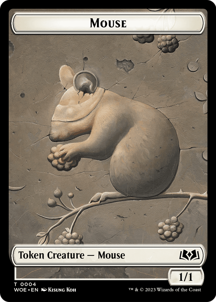 Mouse  [Wilds of Eldraine Tokens] Foil