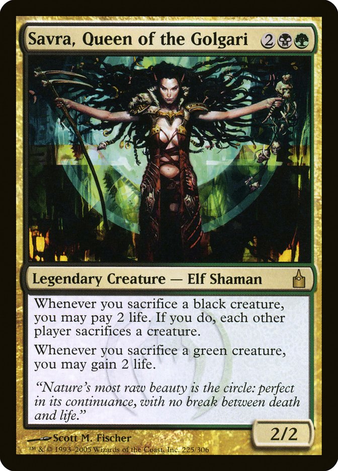 Savra, Queen of the Golgari [Ravnica: City of Guilds] Foil