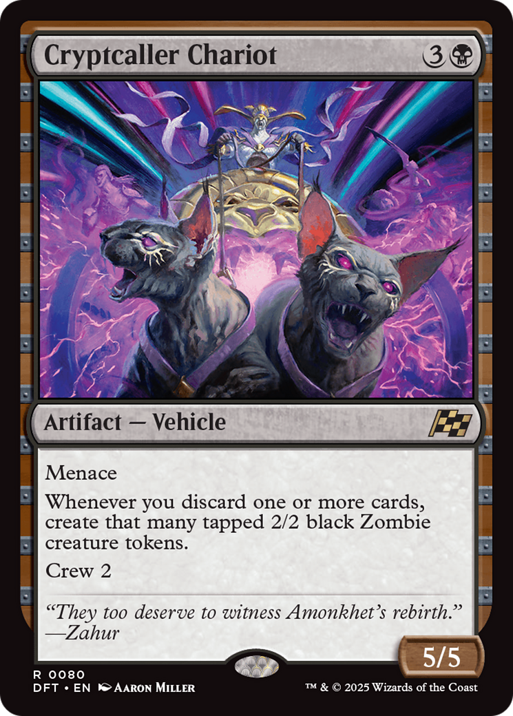 Cryptcaller Chariot [Aetherdrift] Foil