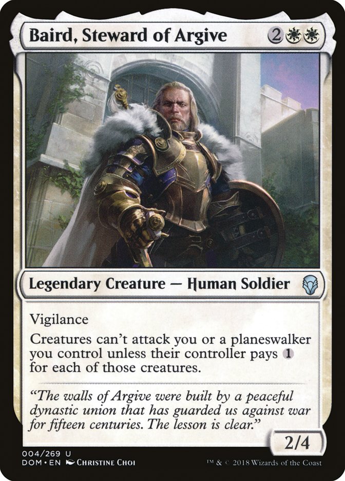 Baird, Steward of Argive [Dominaria] Foil