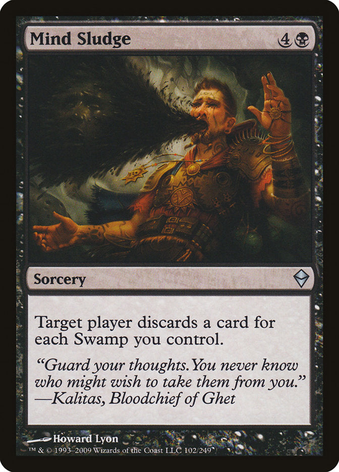 Mind Sludge [Zendikar] Foil