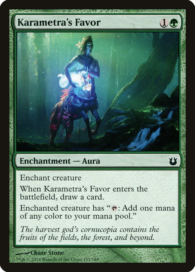 Karametra's Favor [Born of the Gods] Foil