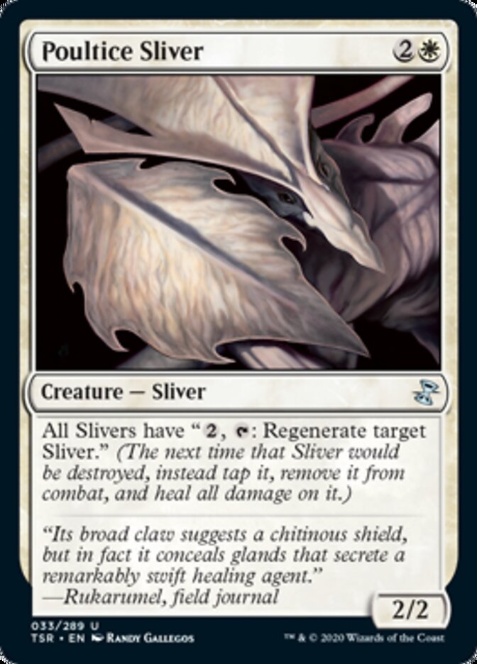 Poultice Sliver [Time Spiral Remastered] Foil
