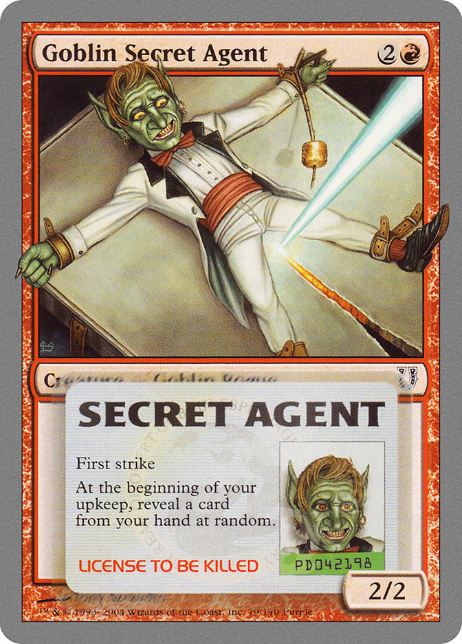 Goblin Secret Agent [Unhinged] Foil