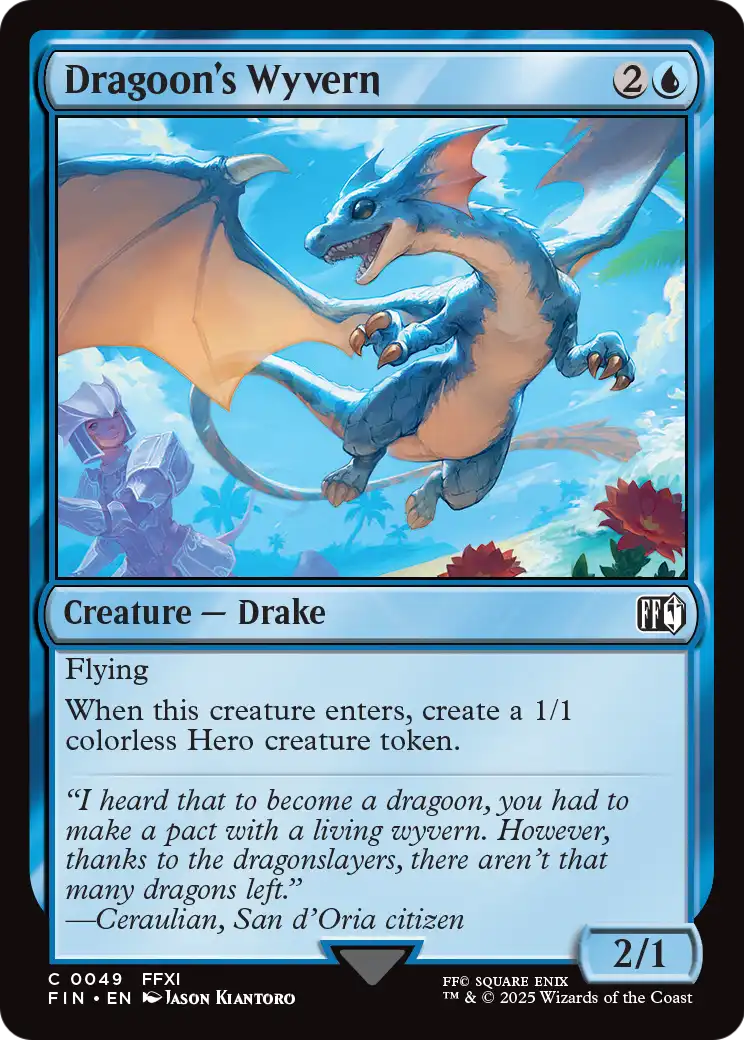 Dragoon's Wyvern [FINAL FANTASY] Foil