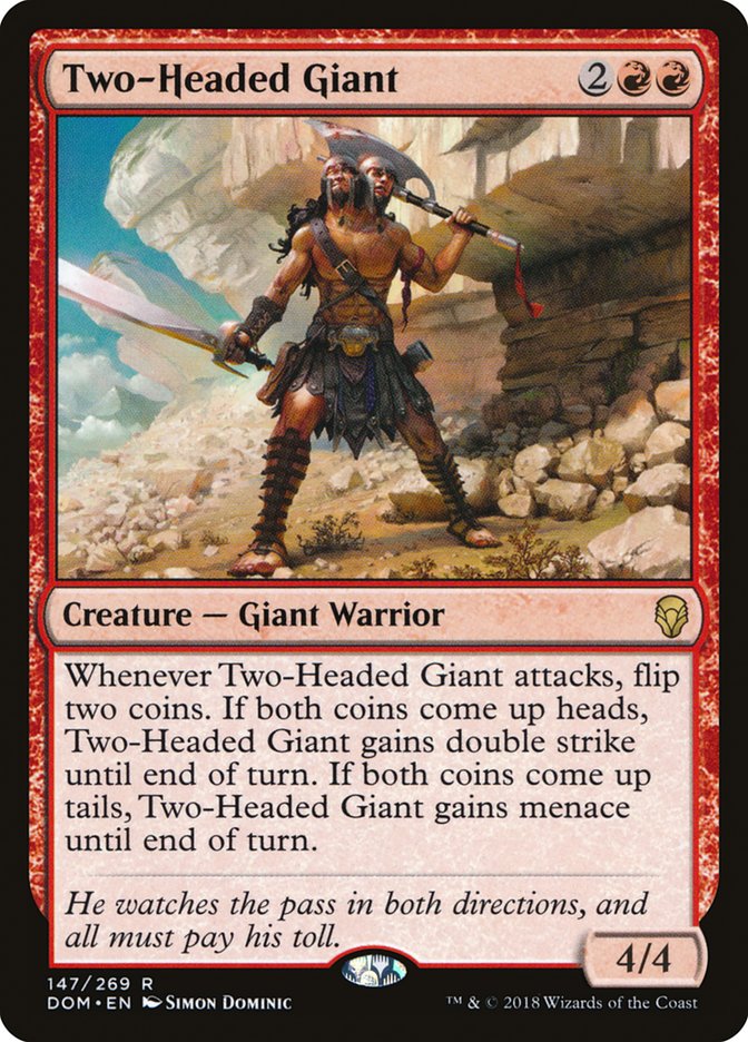 Two-Headed Giant [Dominaria] Foil