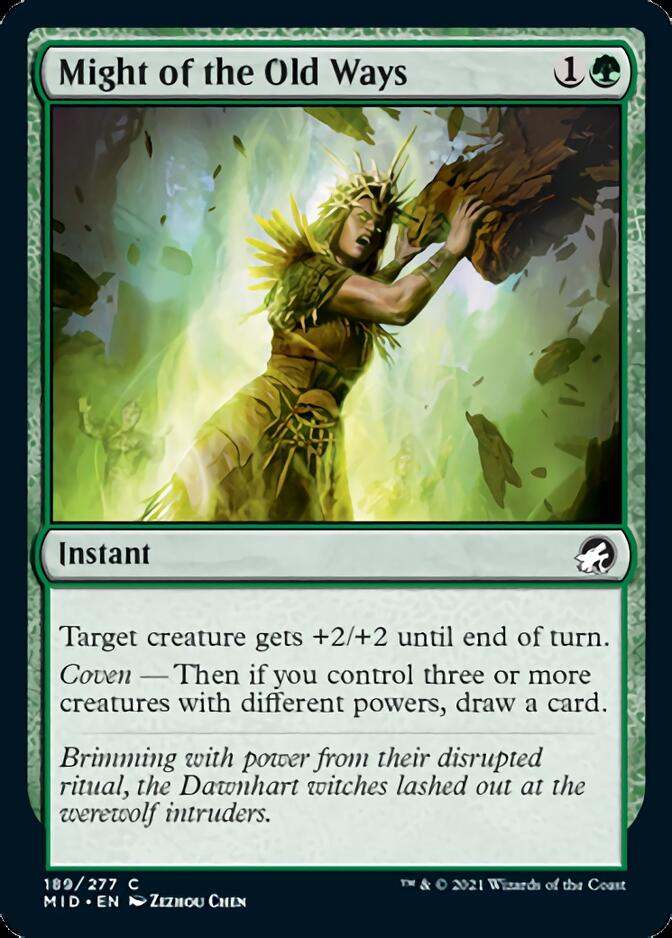 Might of the Old Ways [Innistrad: Midnight Hunt] Foil