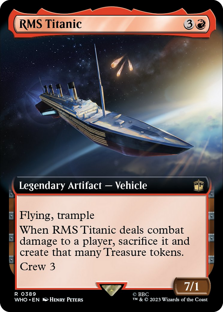 RMS Titanic (Extended Art) [Doctor Who] Foil