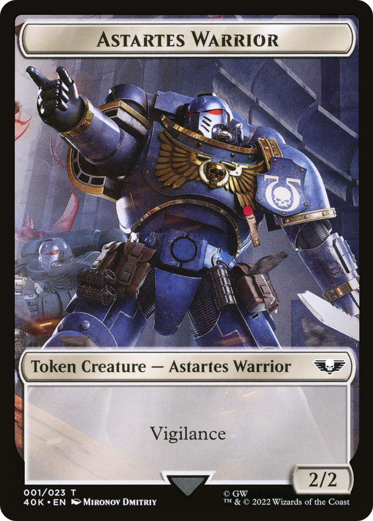 Astartes Warrior  [Warhammer 40,000 Tokens]