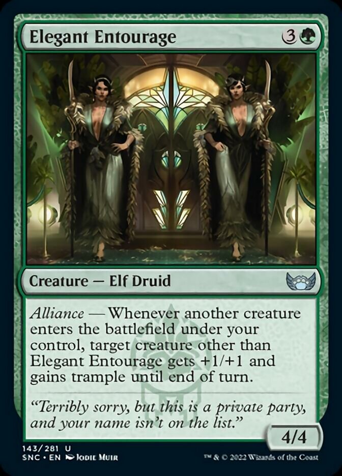 Elegant Entourage [Streets of New Capenna] Foil