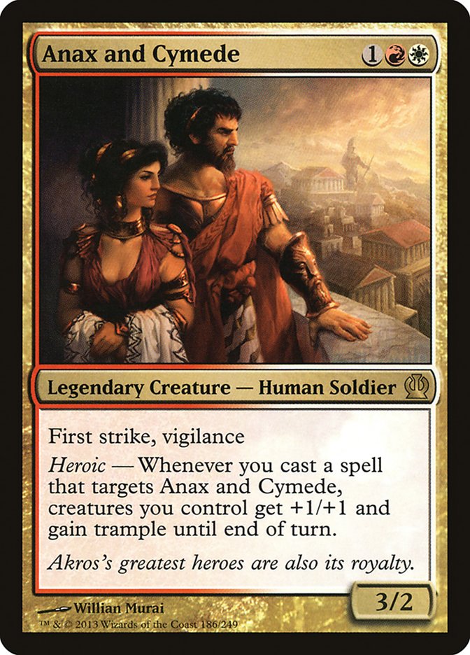 Anax and Cymede [Theros] Foil