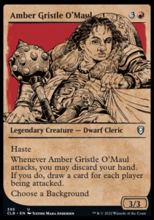Amber Gristle O'Maul (Showcase) [Commander Legends: Battle for Baldur's Gate] Foil