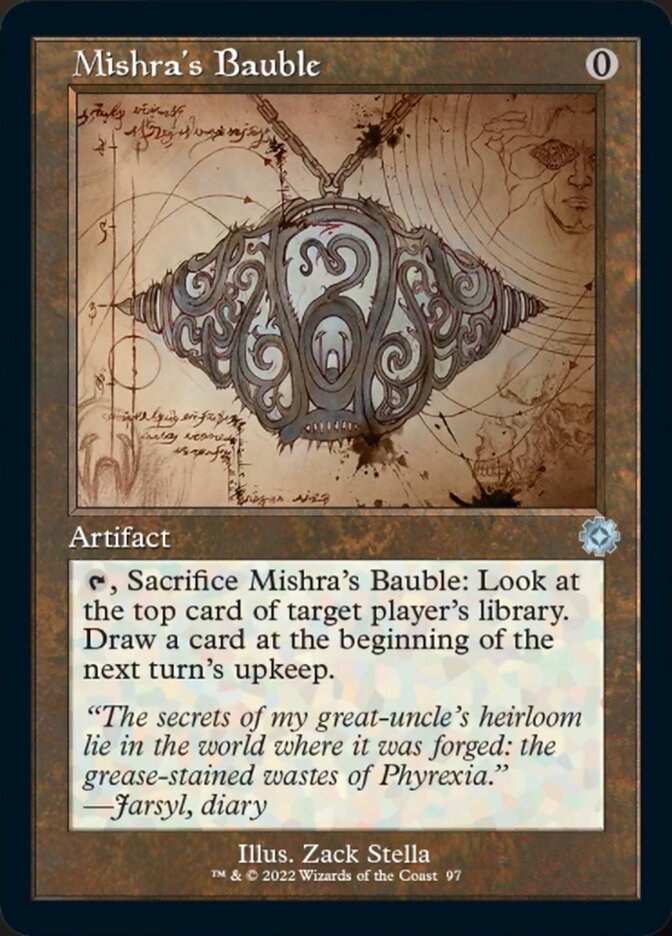 Mishra's Bauble (Retro Schematic) [The Brothers' War Retro Artifacts] Foil