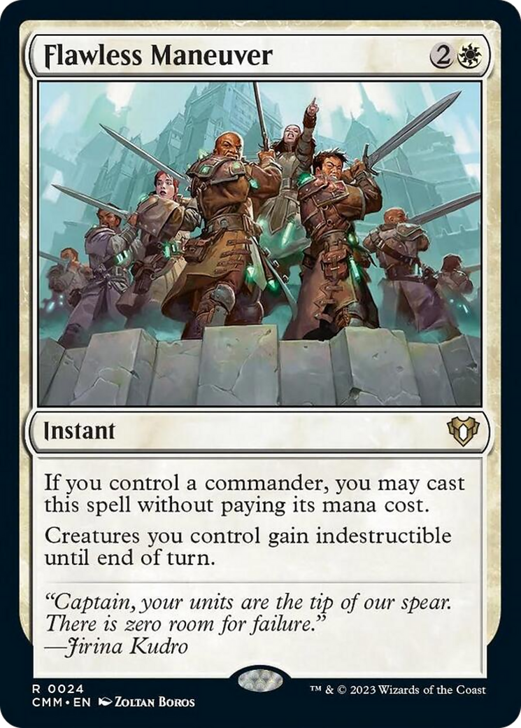 Flawless Maneuver [Commander Masters] Foil