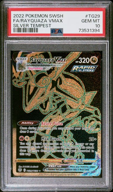 Rayquaza VMAX Silver Tempest #TG29 PSA 10