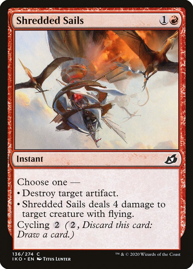 Shredded Sails [Ikoria: Lair of Behemoths] Foil