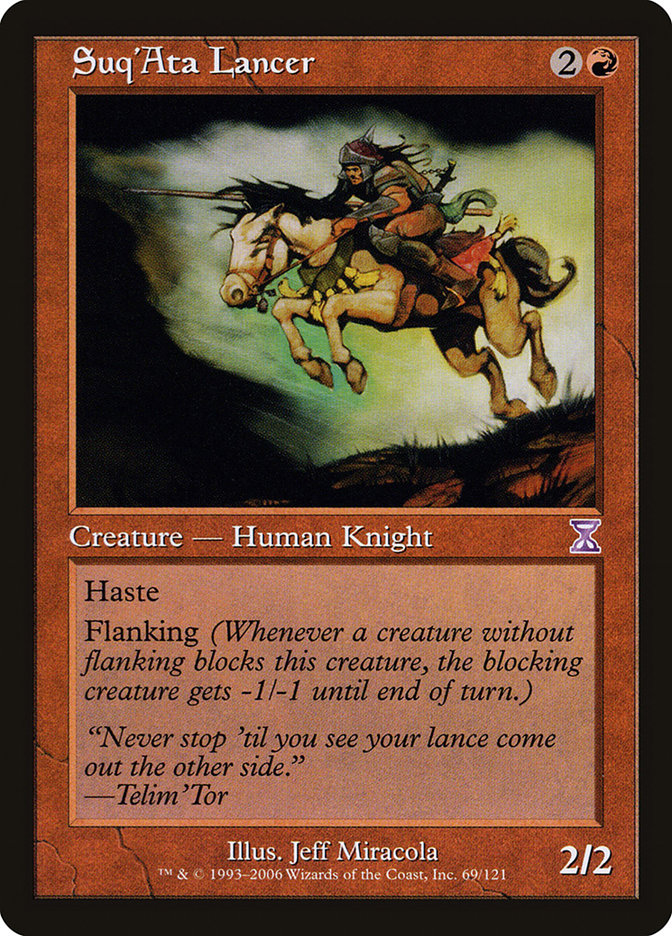Suq'Ata Lancer [Time Spiral Timeshifted] Foil