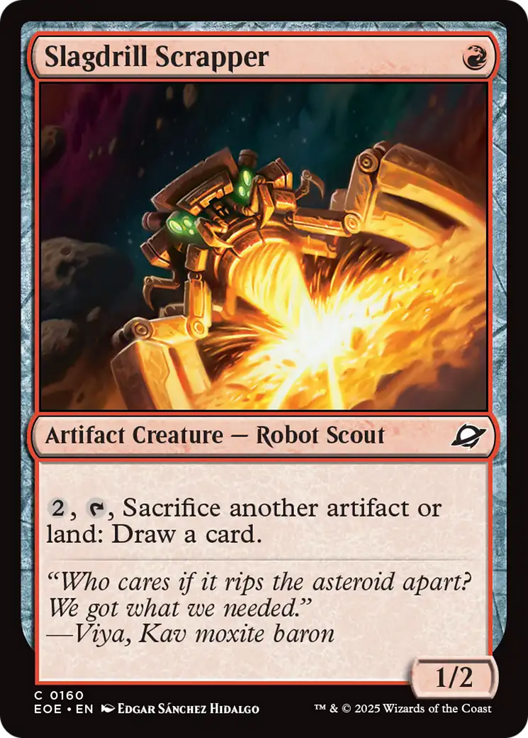 Slagdrill Scrapper [Edge of Eternities] Foil